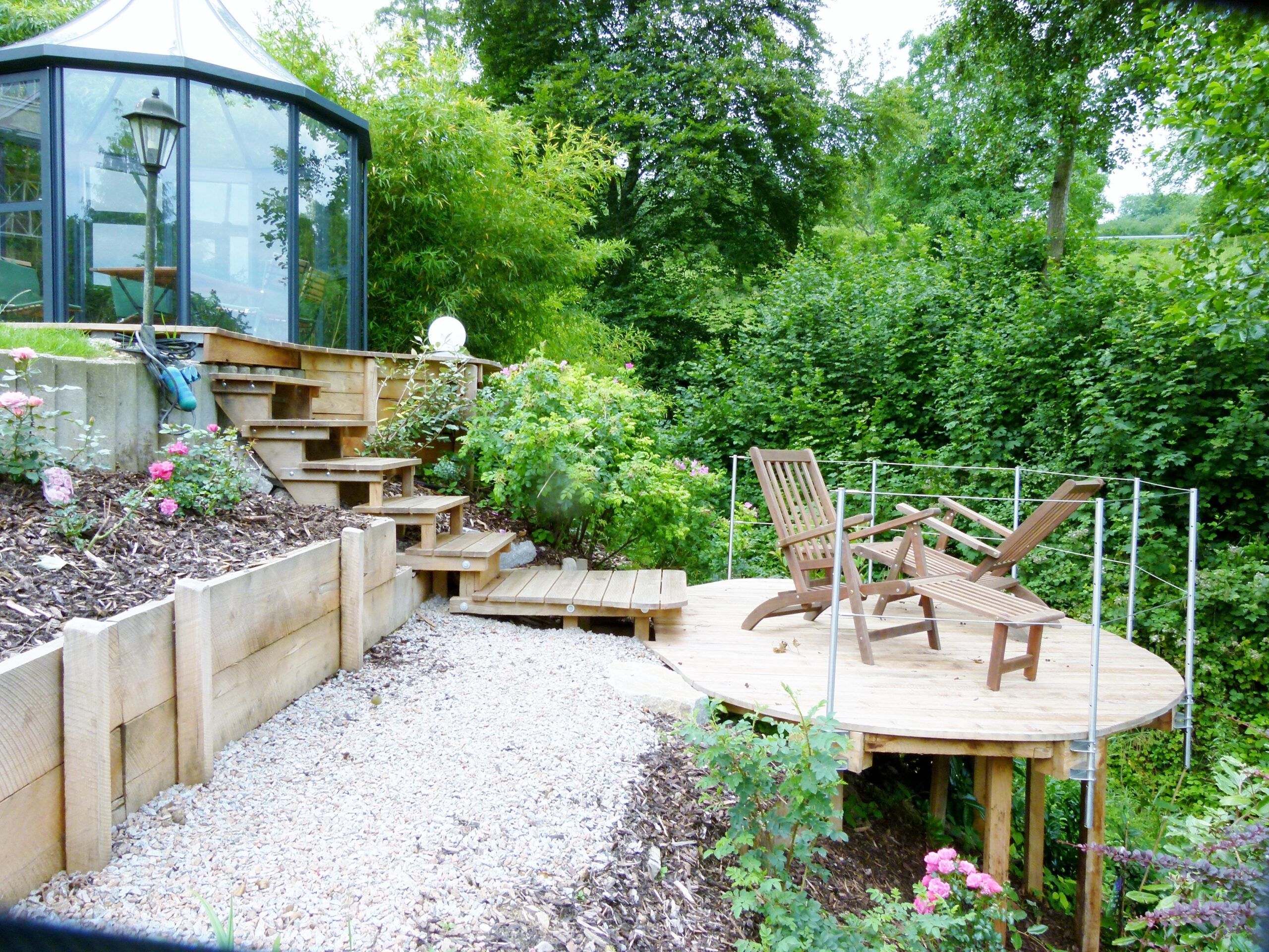 Holzterrasse